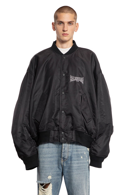 Antonioli BALENCIAGA MAN BLACK JACKETS