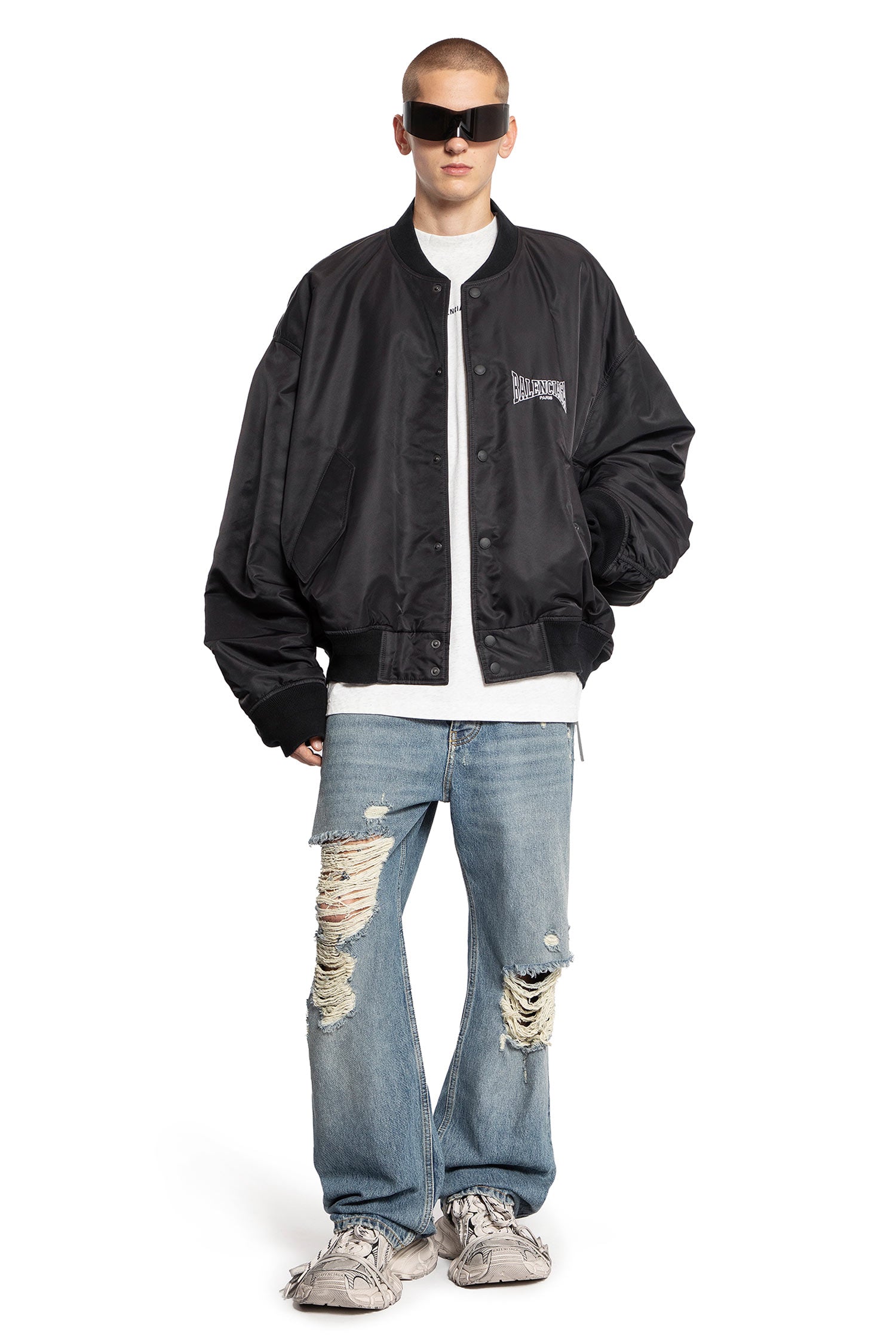 BALENCIAGA MAN BLACK JACKETS