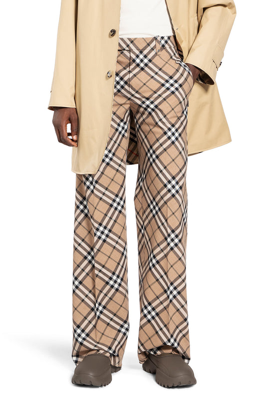 BURBERRY MAN BEIGE TROUSERS