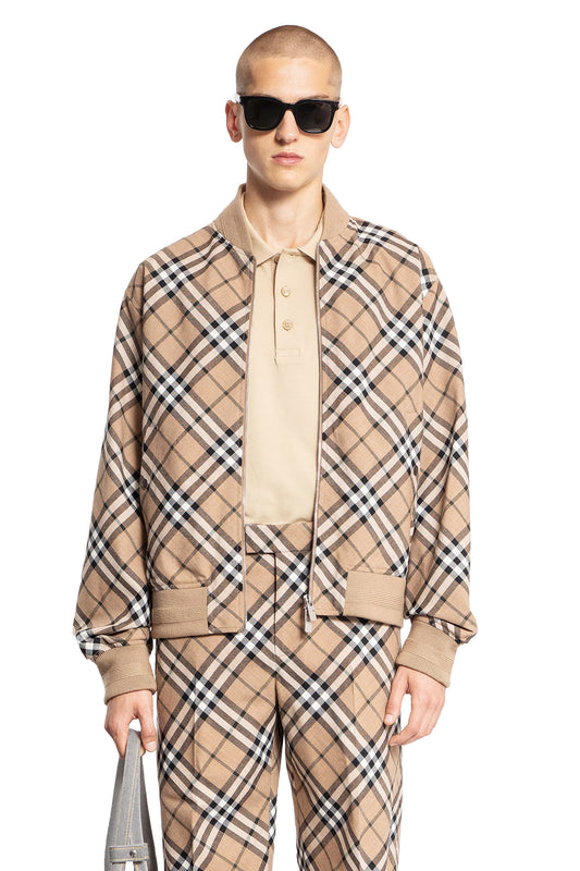 BURBERRY MAN BEIGE JACKETS