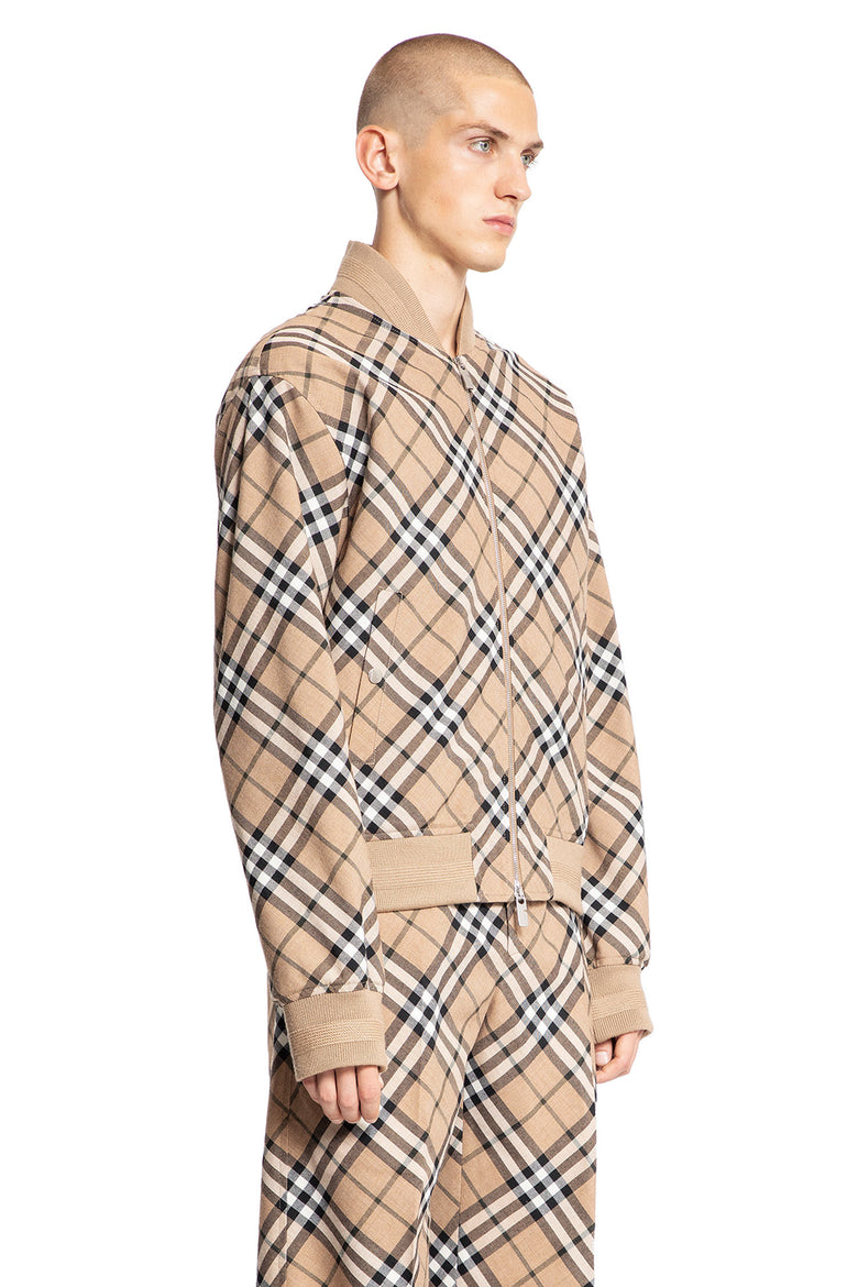 BURBERRY MAN BEIGE JACKETS