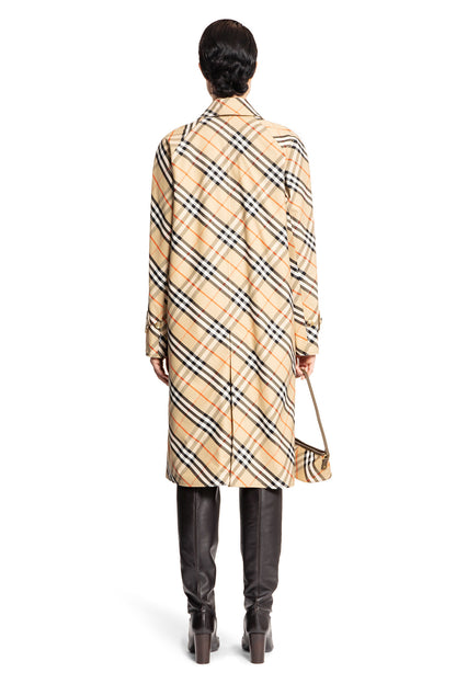 BURBERRY WOMAN BEIGE COATS