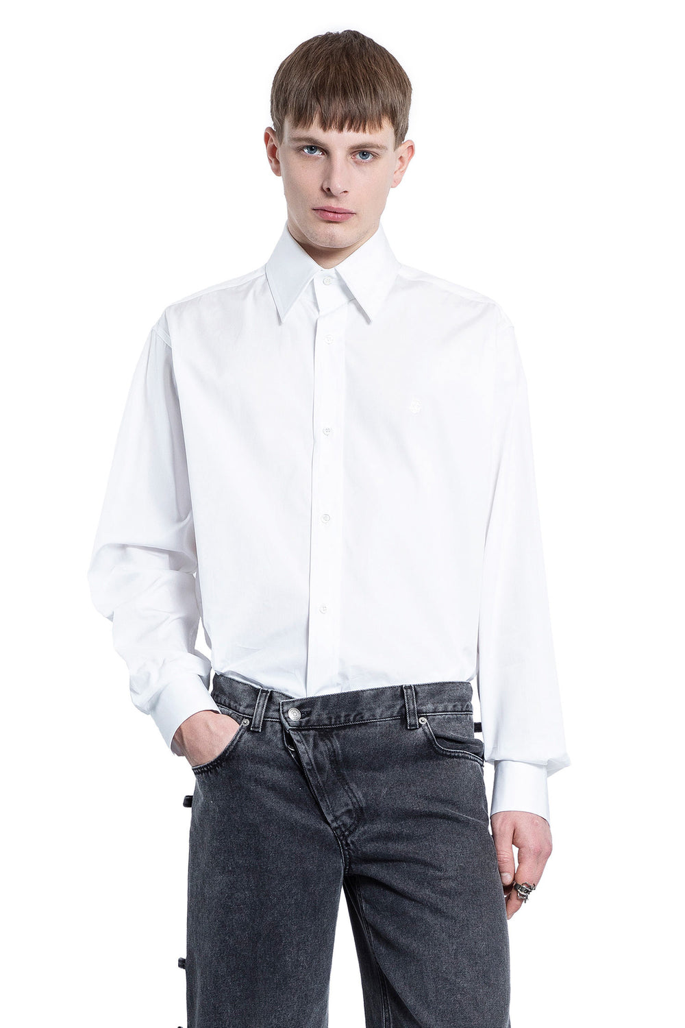 ALEXANDER MCQUEEN MAN WHITE SHIRTS