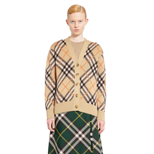 BURBERRY WOMAN BEIGE KNITWEAR