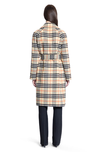 BURBERRY WOMAN BEIGE COATS