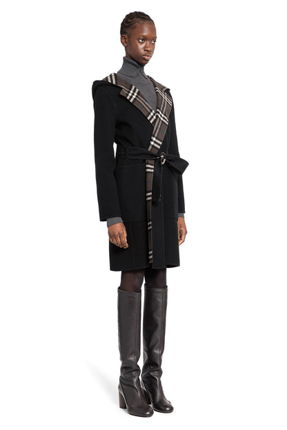 BURBERRY WOMAN BLACK COATS