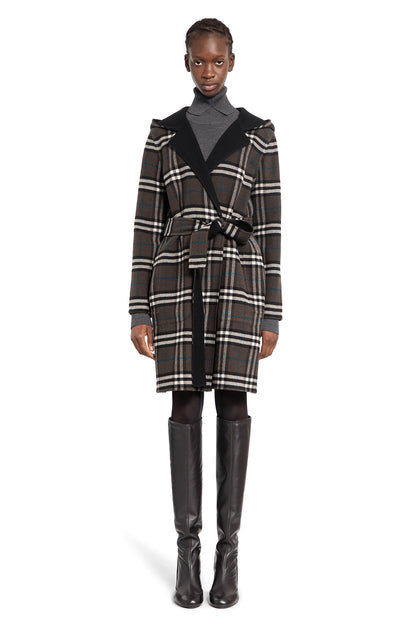 BURBERRY WOMAN BLACK COATS