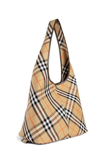 BURBERRY WOMAN BEIGE TOTE BAGS