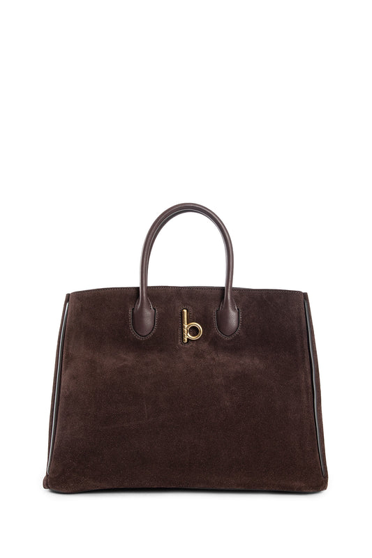 BURBERRY WOMAN BROWN TOTE BAGS