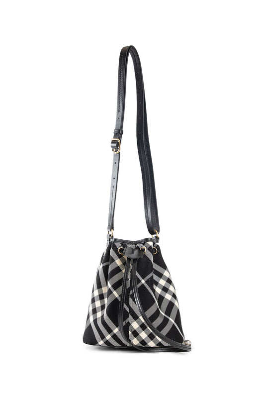 BURBERRY WOMAN BLACK SHOULDER BAGS