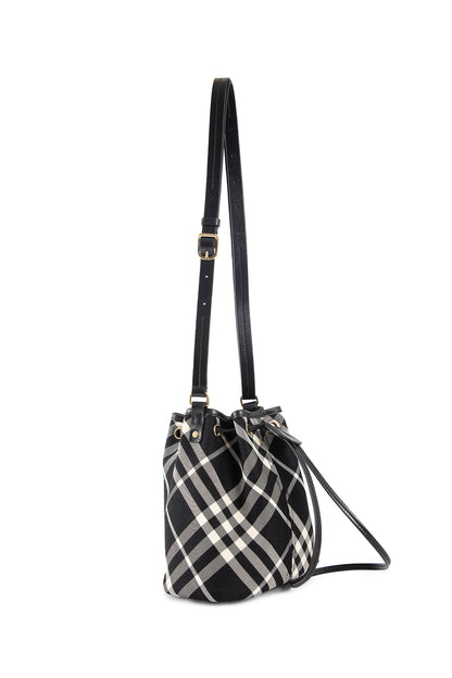 BURBERRY WOMAN BLACK SHOULDER BAGS