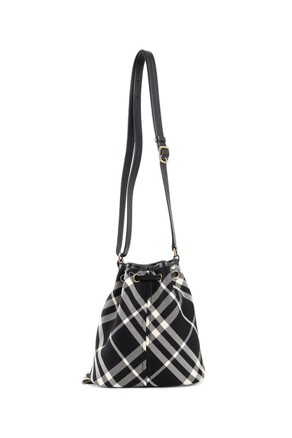 BURBERRY WOMAN BLACK SHOULDER BAGS