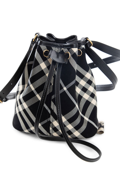 BURBERRY WOMAN BLACK SHOULDER BAGS