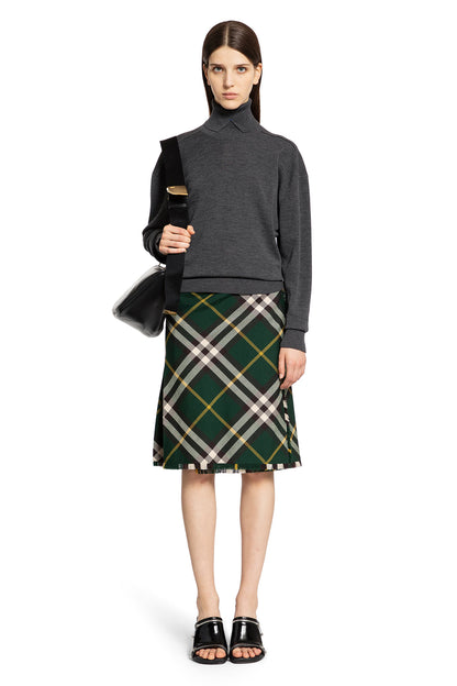 BURBERRY WOMAN GREY KNITWEAR