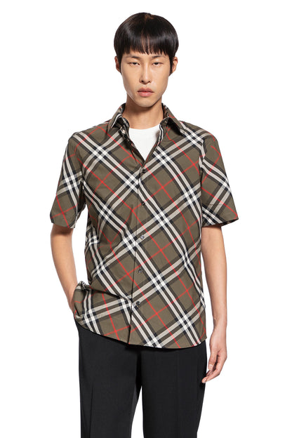 Antonioli BURBERRY MAN GREEN SHIRTS