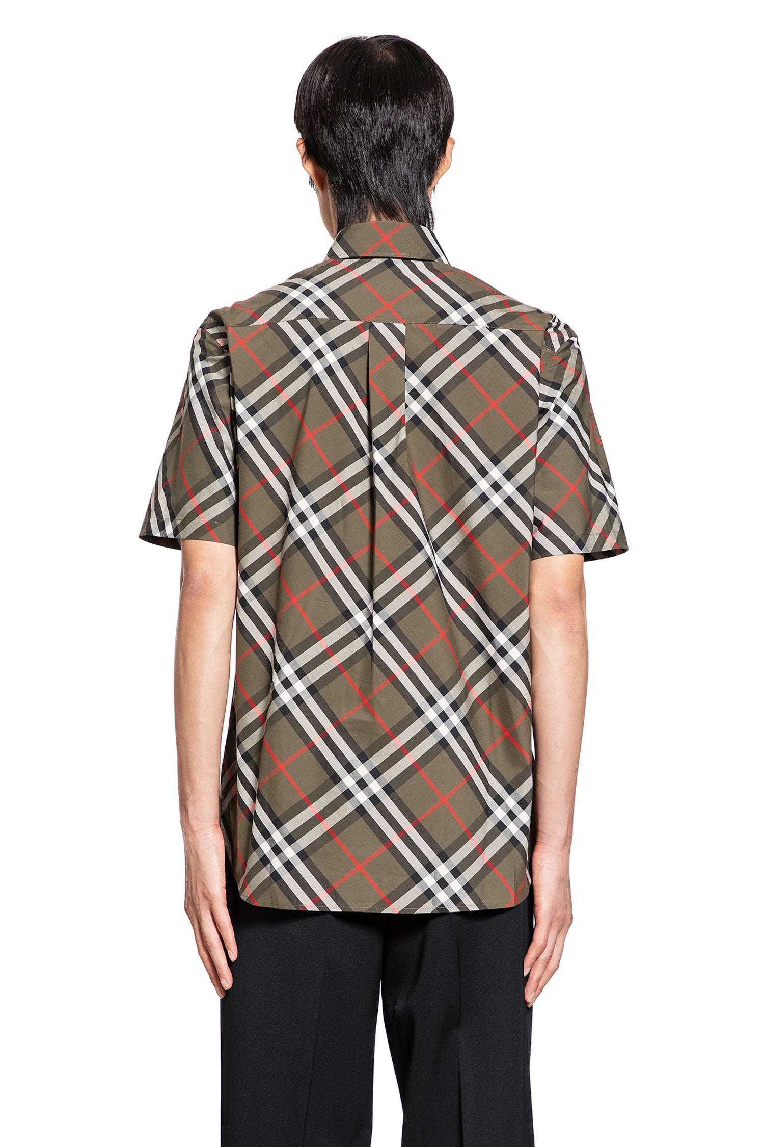 BURBERRY MAN GREEN SHIRTS