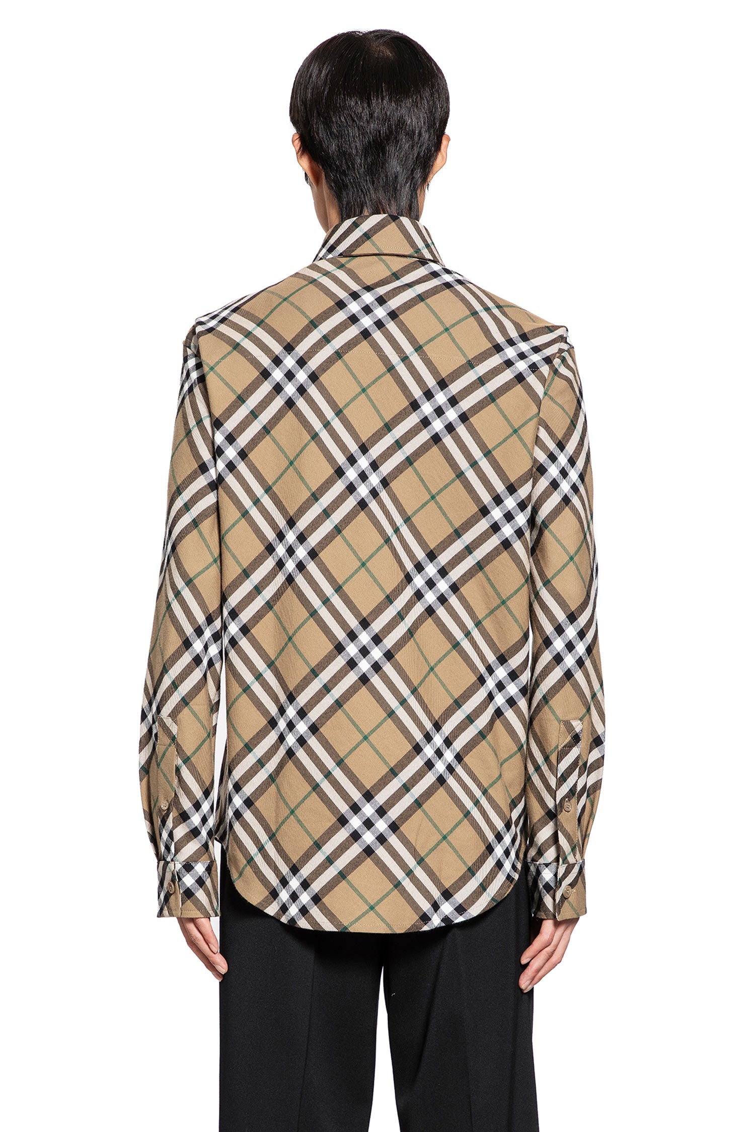 BURBERRY MAN BEIGE SHIRTS