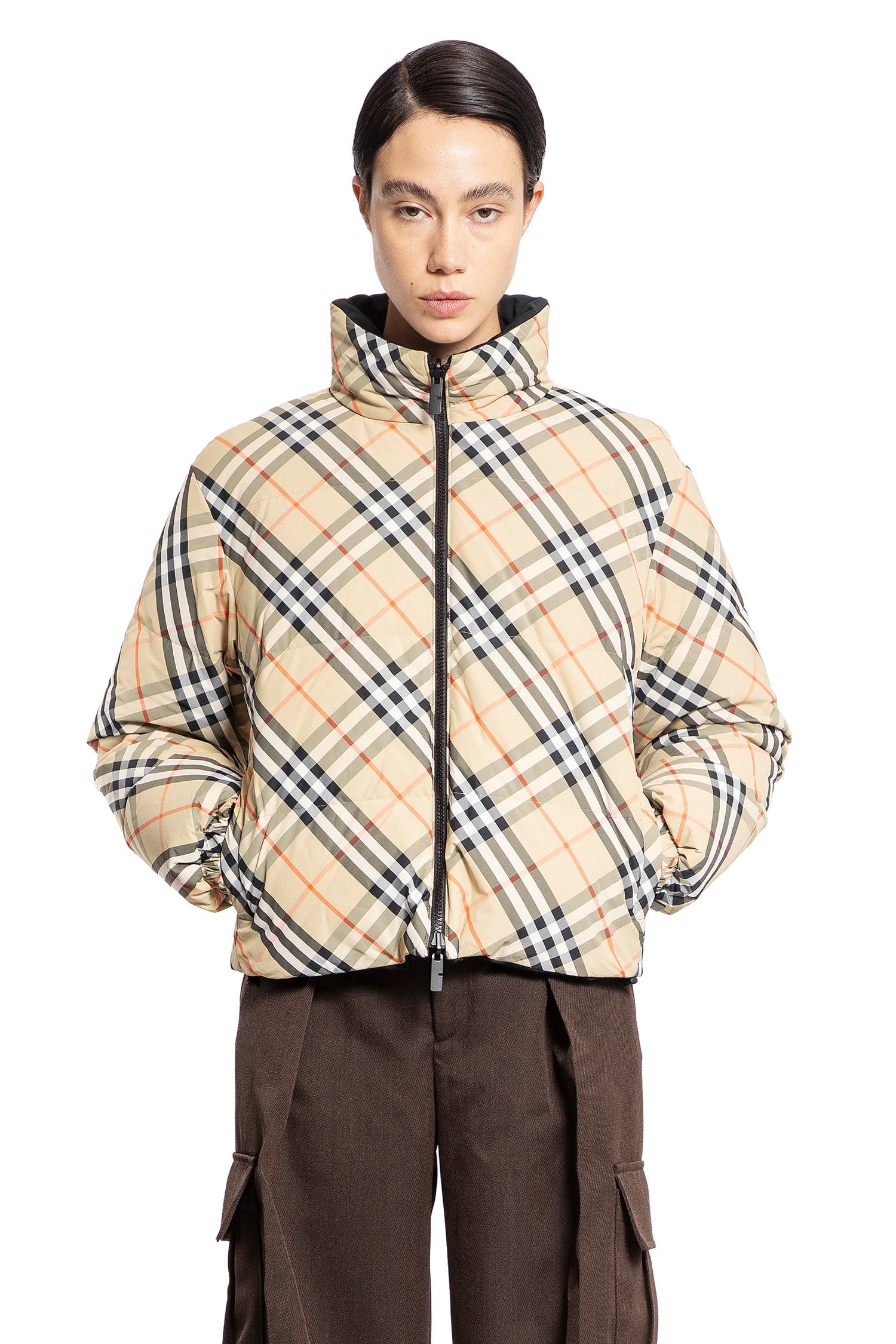 BURBERRY WOMAN BEIGE JACKETS