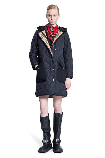 BURBERRY WOMAN BLACK COATS