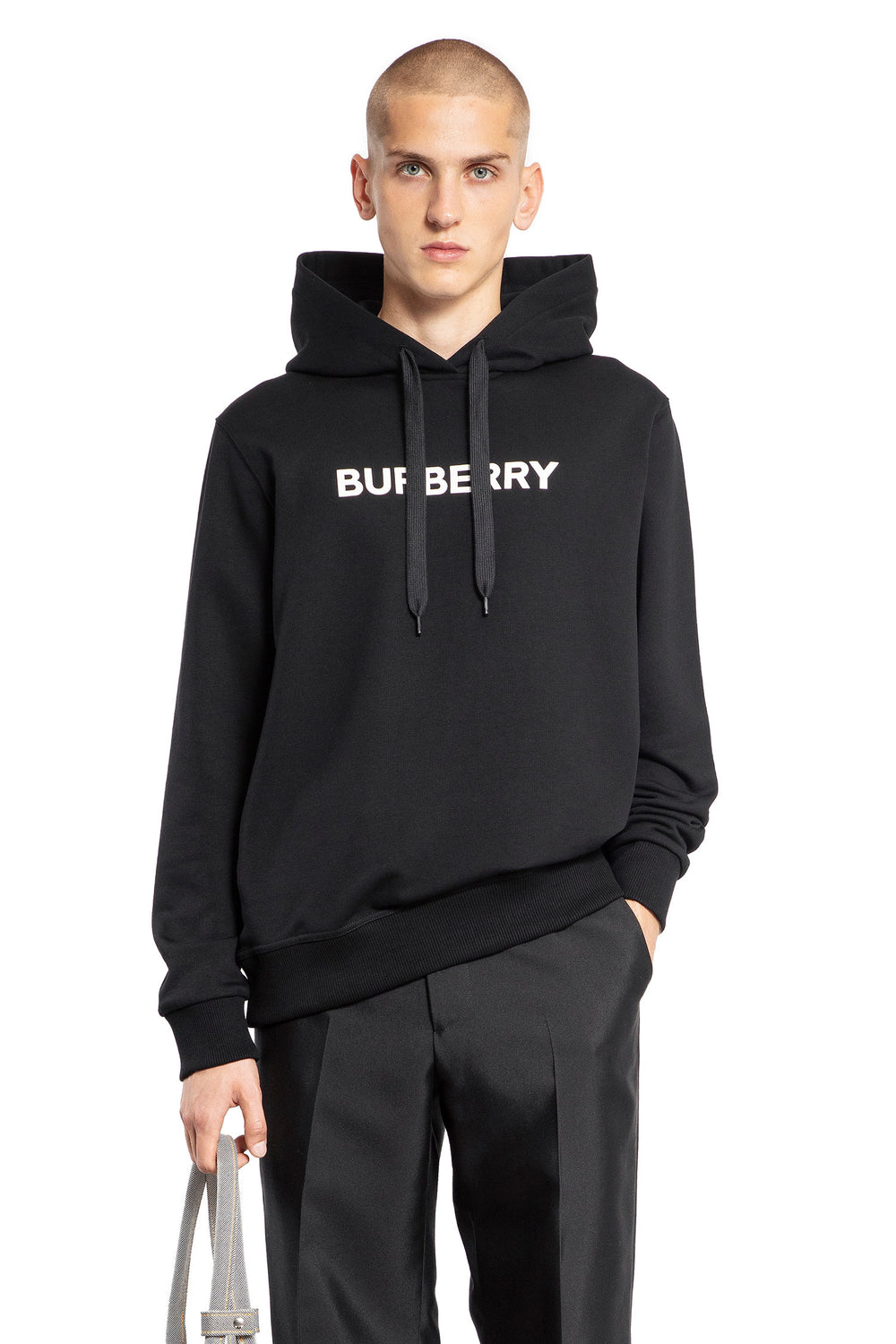 BURBERRY MAN BLACK SWEATSHIRTS