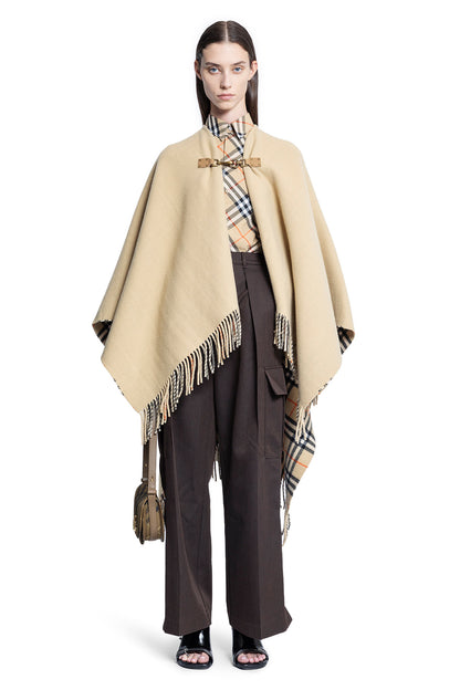 BURBERRY WOMAN BEIGE COATS