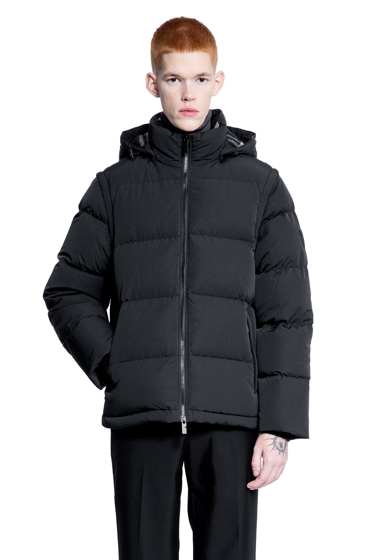 BURBERRY MAN BLACK JACKETS