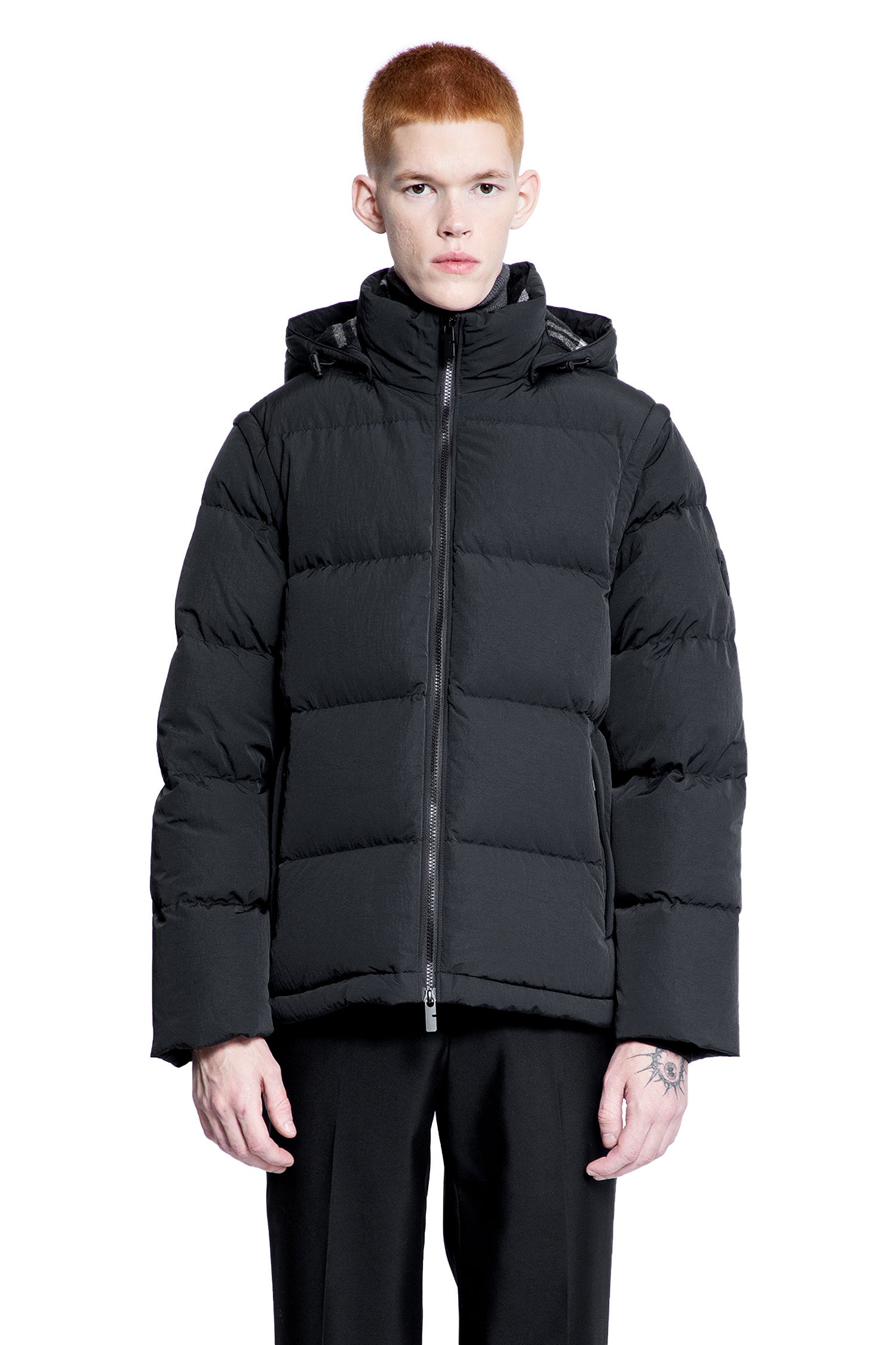 BURBERRY MAN BLACK JACKETS