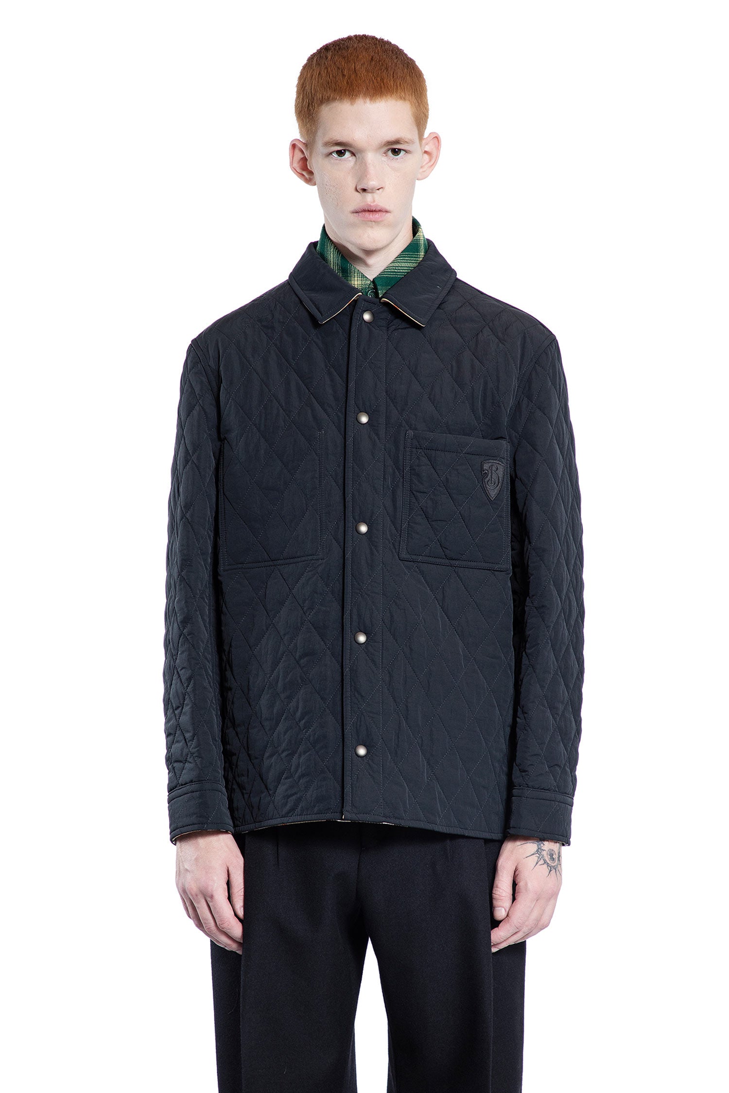 BURBERRY MAN BLACK JACKETS