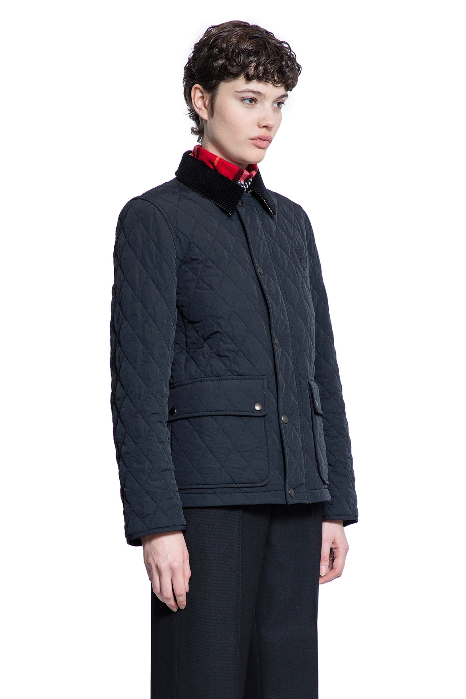 BURBERRY WOMAN BLACK JACKETS