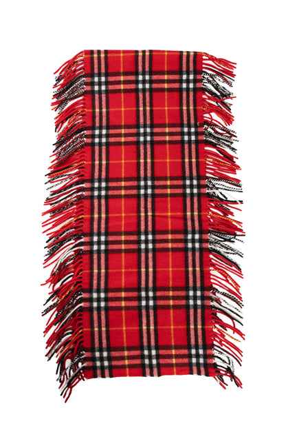 BURBERRY UNISEX RED SCARVES