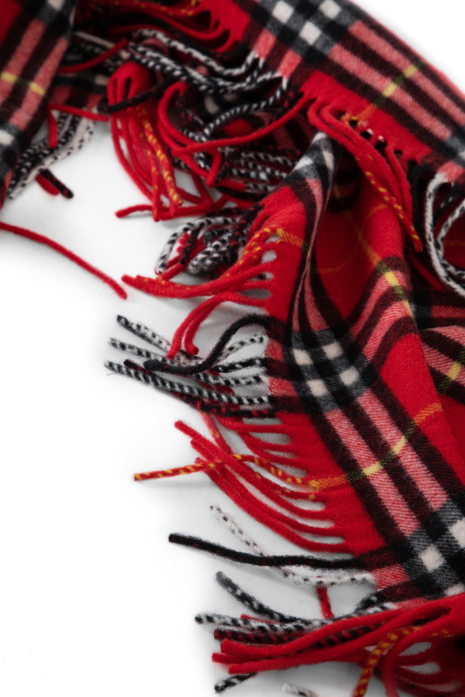 BURBERRY UNISEX RED SCARVES