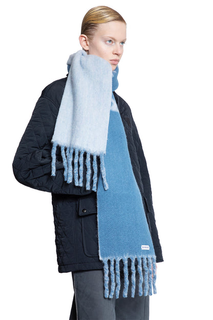 BURBERRY UNISEX BLUE SCARVES