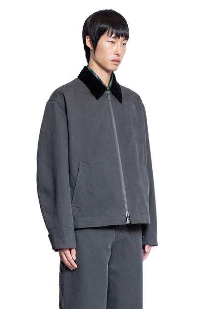 BURBERRY MAN GREY JACKETS