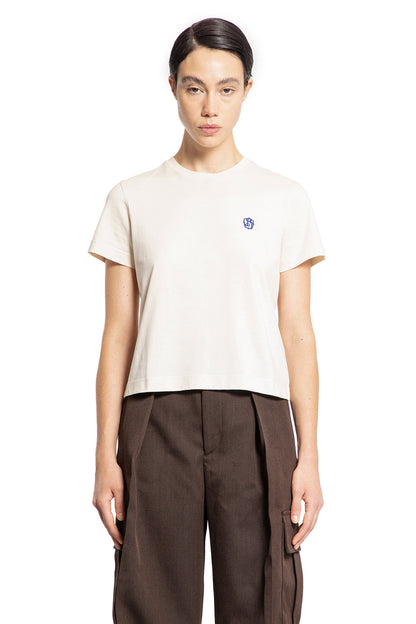 Antonioli BURBERRY WOMAN OFF-WHITE T-SHIRTS & TANK TOPS