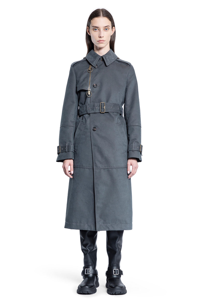 BURBERRY WOMAN GREY COATS