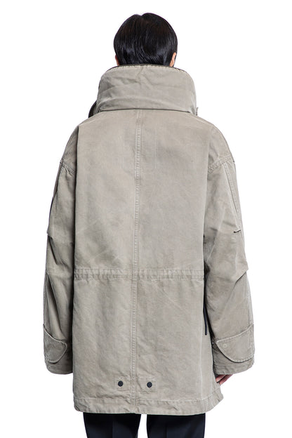 BURBERRY MAN GREY COATS