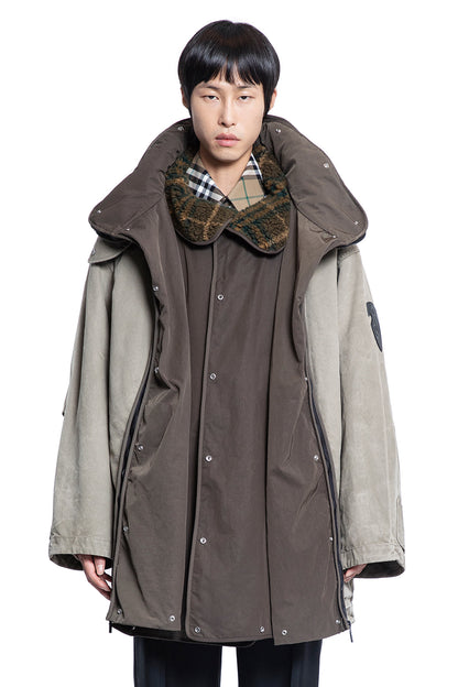 BURBERRY MAN GREY COATS