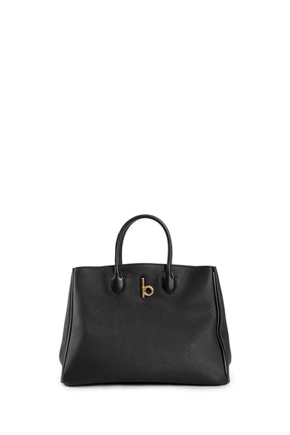 Antonioli BURBERRY WOMAN BLACK TOP HANDLE BAGS