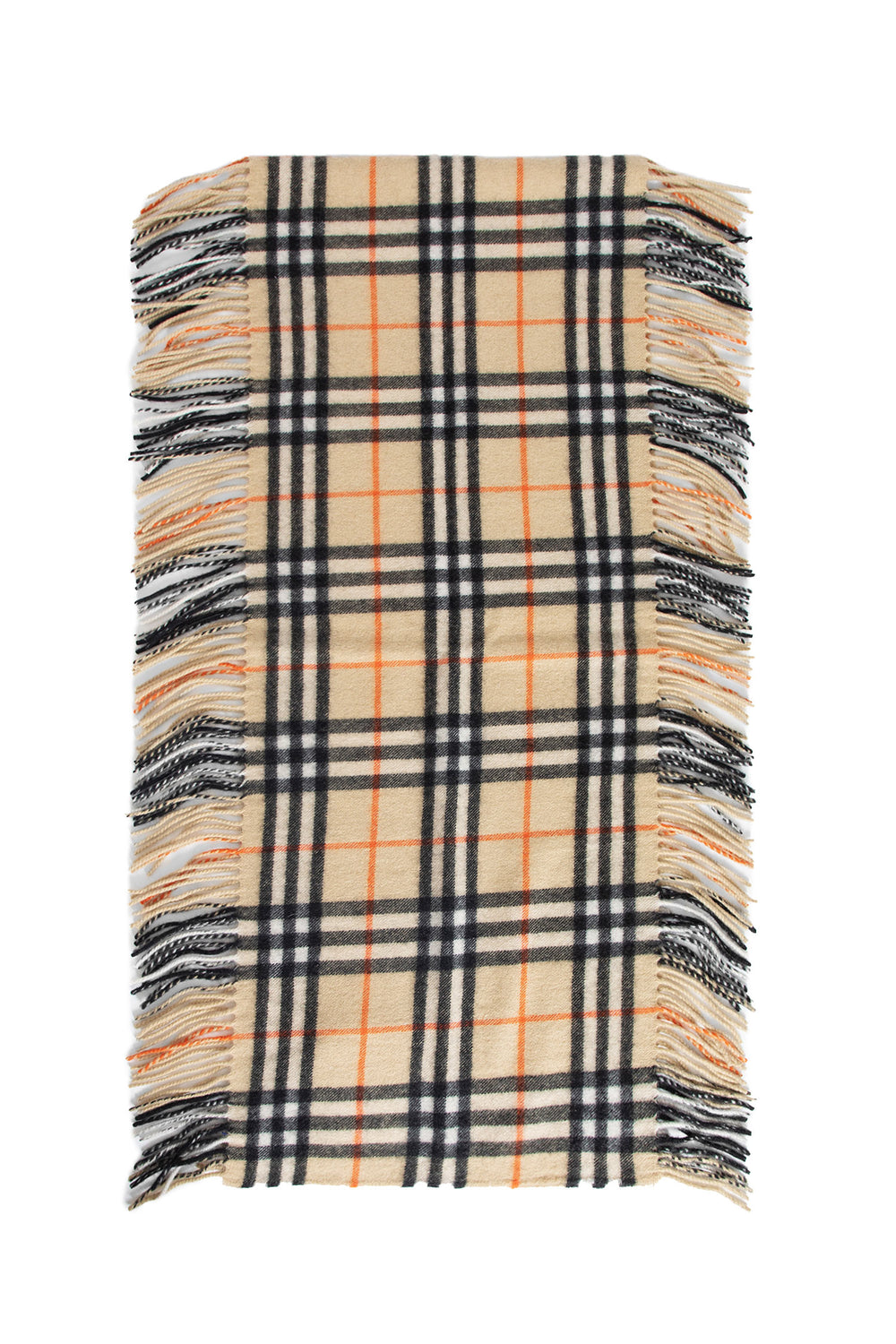 BURBERRY UNISEX BEIGE SCARVES