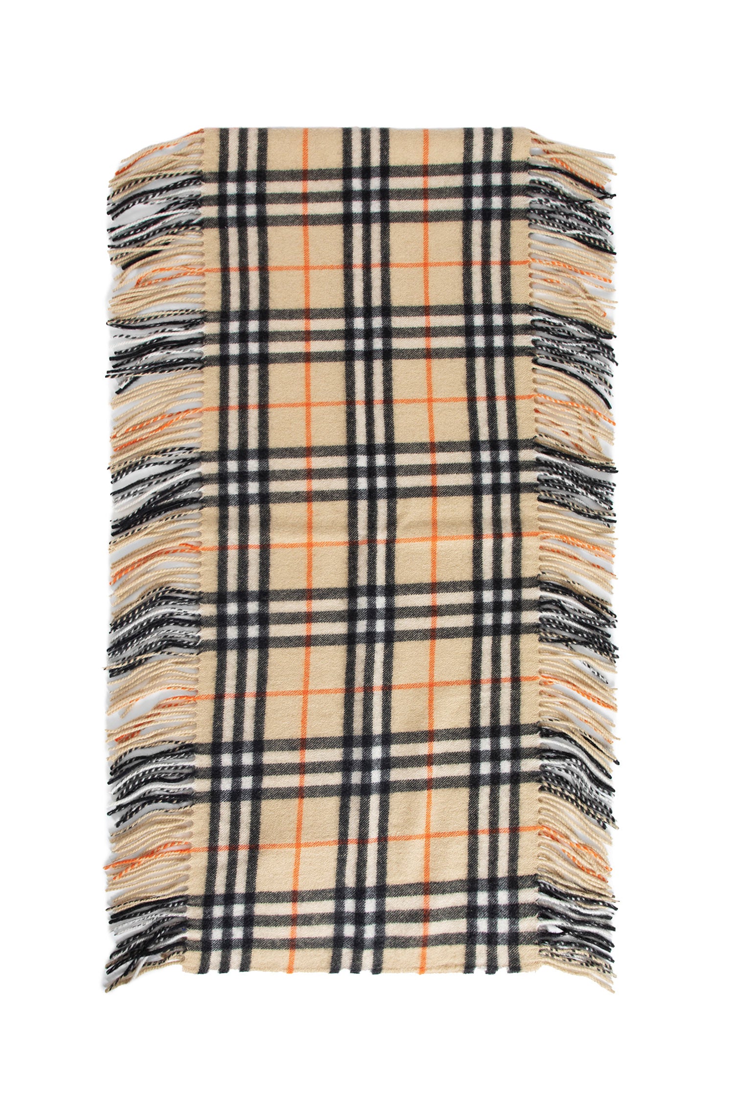 BURBERRY UNISEX BEIGE SCARVES