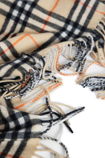 BURBERRY UNISEX BEIGE SCARVES