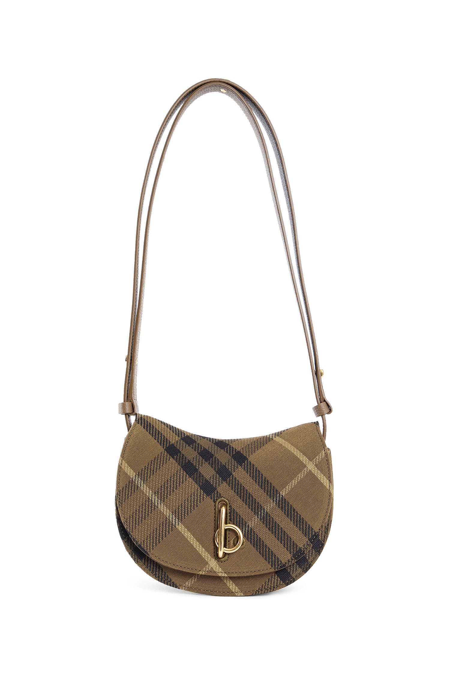 BURBERRY WOMAN GREEN CROSSBODY BAGS