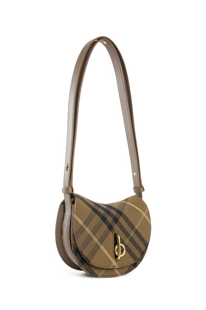 BURBERRY WOMAN GREEN CROSSBODY BAGS