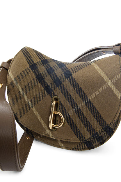 BURBERRY WOMAN GREEN CROSSBODY BAGS