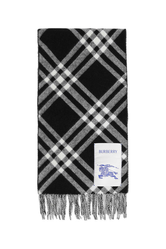 Check Cashmere Scarf