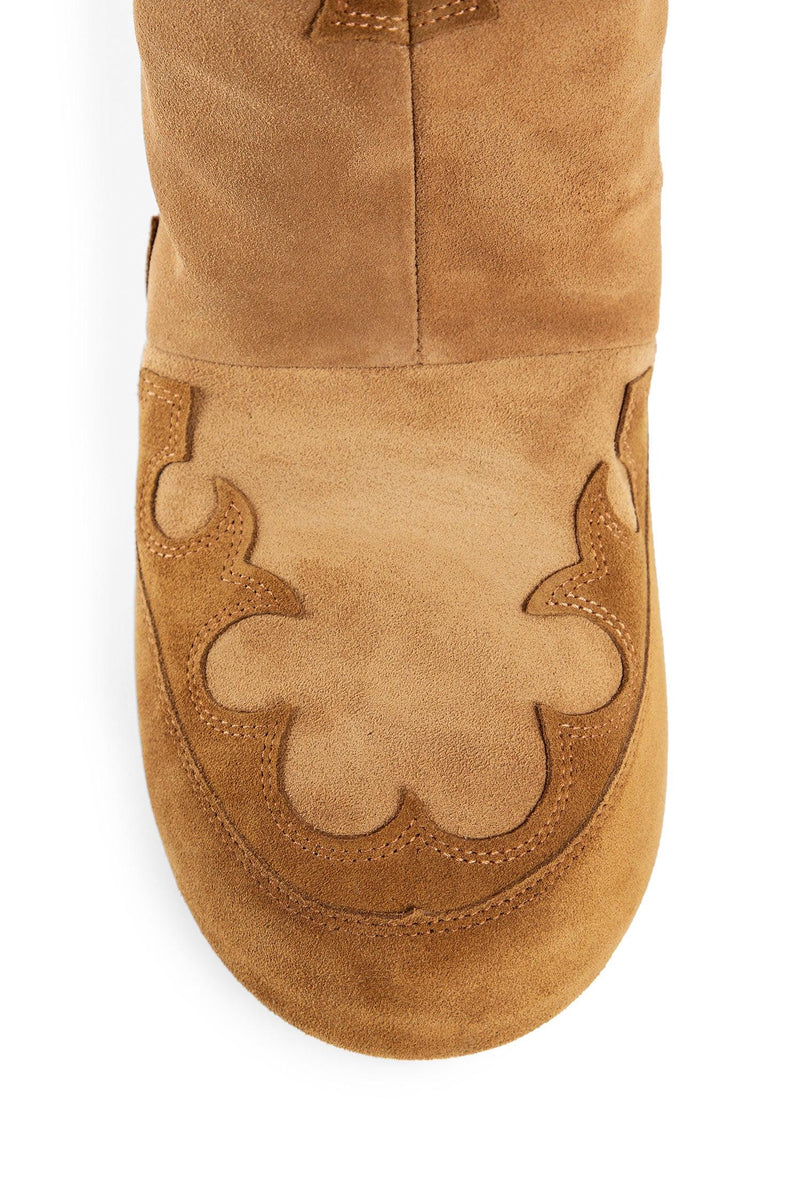Icon suede embroidery boots - Antonioli.eu
