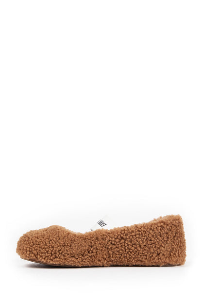 MB Shearling Ballerinas