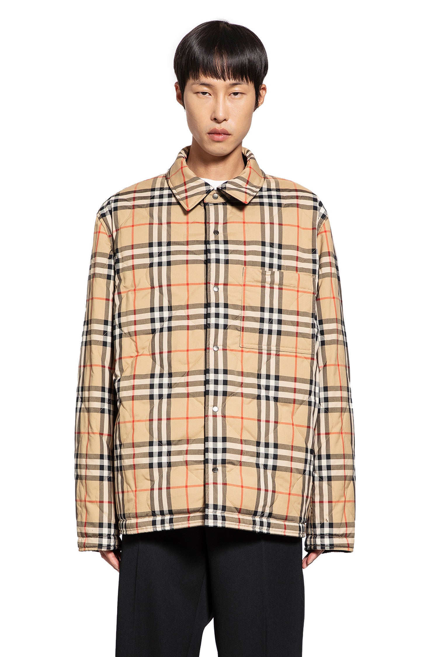 BURBERRY MAN BEIGE JACKETS