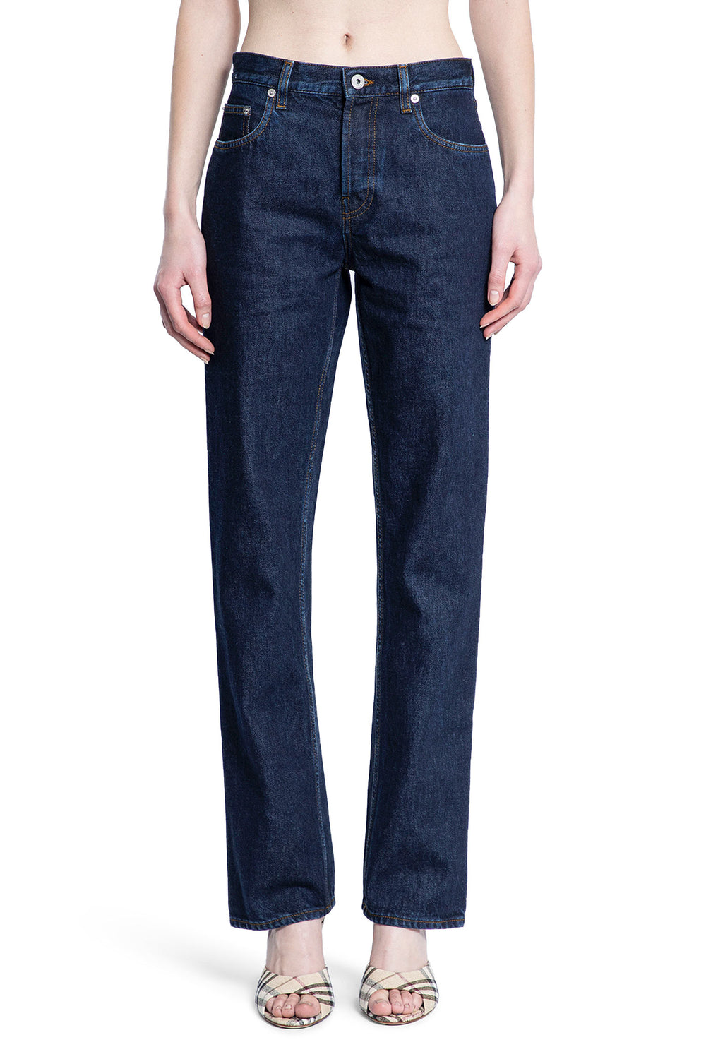 BURBERRY WOMAN BLUE JEANS