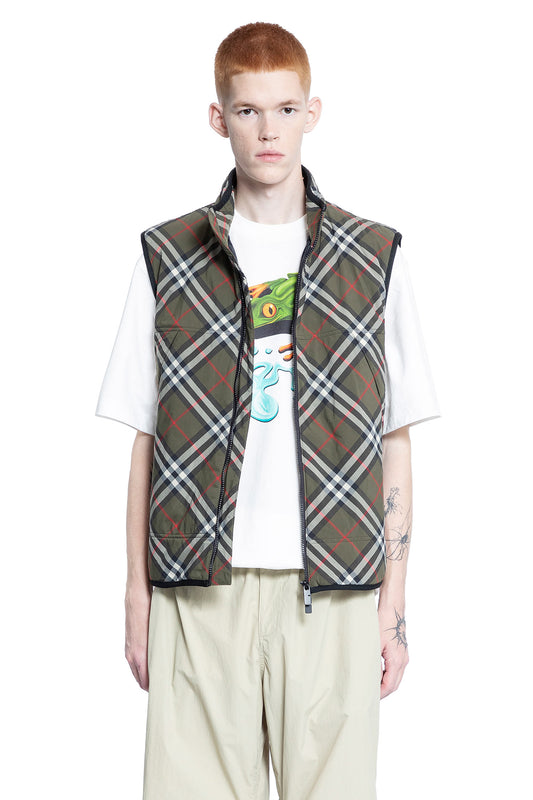 BURBERRY MAN GREEN VESTS